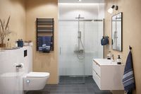 Тумба под раковину Excellent Tuto 80 MLEX.0103.800.WHBL подвесная Белый Дуб — фото 4, Мебель для ванной