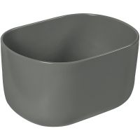 Раковина-чаша SantiLine 46 SL-1113MG Серая матовая — фото 1, Раковины накладные