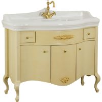 Тумба под раковину Migliore Impero 110 25956 Бежевая — фото 1, Тумбы под раковину