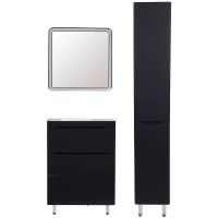 Товар: Тумба под раковину Style Line Бергамо 60 Черная антискрейтч арт-СС-00002308 - фото 5 Тумба под раковину Style Line Бергамо 60 Черная антискрейтч арт-СС-00002308 — фото 5, Тумбы под раковину