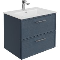 Тумба под раковину Kerama Marazzi Piano Classic 65 PIA.CL.65\BLU.M подвесная Синяя матовая — фото 2, Мебель для ванной