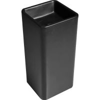 Раковина SantiLine 41 SL-4013MB Черная матовая — фото 2, Раковины напольные