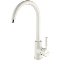 Смеситель для кухни Paulmark Holstein Ho212063-331 Белый — фото 1, Смесители для кухни