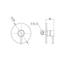 Товар: Смеситель для душа Agger Zest A0740000 Хром - фото 8 Смеситель для душа Agger Zest A0740000 Хром — фото 8, Смеситель для душа