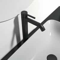 Смеситель для раковины Ideal Standard Ceraline BC269XG Silk Black — фото 4, Смесители для раковины