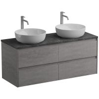 Тумба под раковину BelBagno Kraft 120 KRAFT-1200-4C-SO-2-CG подвесная Cemento Grigio — фото 13, Тумбы под раковину