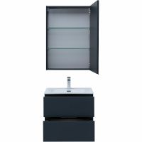 Товар: Комплект мебели для ванной Aquanet Алвита New 60 274219 подвесной Антрацит - фото 5 Комплект мебели для ванной Aquanet Алвита New 60 274219 подвесной Антрацит — фото 5, Комплекты мебели для ванной