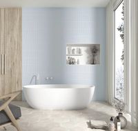 Керамическая плитка Equipe Costa Nova Baby Blue Matt 28462 настенная 5х20 см — фото 2, Керамическая плитка