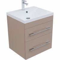 Тумба под раковину Aquanet Верона 60 304536 подвесная Капучино — фото 4, Мебель для ванной