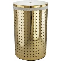 Корзина для белья Migliore Complementi 21991 Золото — фото 1, Корзины для белья