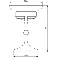 Мыльница Rav Slezak Morava MKA0301 Хром — фото 2, Мыльницы