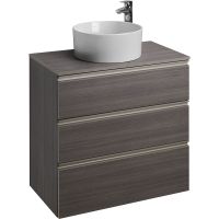 Товар: Тумба под раковину Roca The Gap 80 A857406402 подвесная Городской дуб - фото 2 Тумба под раковину Roca The Gap 80 A857406402 подвесная Городской дуб — фото 2, Мебель для ванной