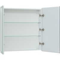 Зеркальный шкаф Aquanet Оптима 80 311862 с подсветкой Белый — фото 4, Мебель для ванной