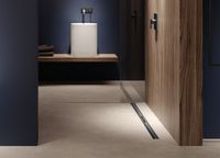 Душевой лоток Tece Drainprofile 90 670911 с решеткой PVD Polished Black Chrome — фото 2, Душевые лотки