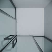 Душевой уголок Grossman Cosmo 90х90 300.K33.02.9090.42.00 профиль Графит сатин стекло прозрачное — фото 5, Квадратные душевые уголки