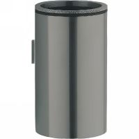 Стакан для зубных щеток Boheme Uno 10974-GM Оружейная сталь — фото 1, Мыльницы