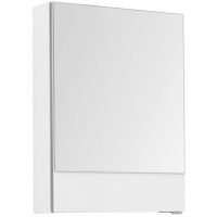 Зеркальный шкаф Aquanet Верона 50 L 207763 подвесной Белый — фото 1, Зеркальные шкафы в ванную