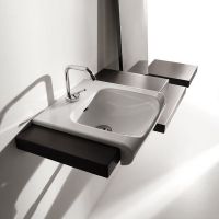 Товар: Раковина Kerasan Inka Project 40 341201*1 Белая - фото 2 Раковина Kerasan Inka Project 40 341201*1 Белая — фото 2, Раковины