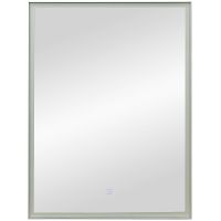 Зеркало Art&Max Arezzo AM-Are-600-800-DS-FC с подсветкой с сенсорным выключателем Хром — фото 1, Мебель для ванной