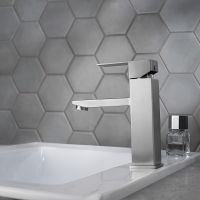 Смеситель для раковины Ростовская Мануфактура Сантехники SUS125-001F Нержавеющая сталь — фото 8, Смесители