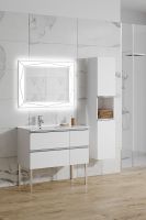 Тумба с раковиной SanVit Стрит box L/R kstreetbox090 в цвете Ral Белый глянец — фото 3, Тумбы с раковиной