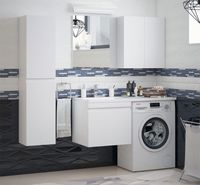 Тумба под раковину Corozo Альтаир 120 SD-00000501 подвесная Белая — фото 4, Тумбы под раковину