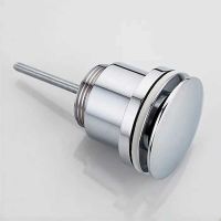 Донный клапан Frap F62 click-clack Хром — фото 2, Донные клапаны