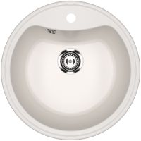 Кухонная мойка Ulgran Classic U-601-331 Белая — фото 1, Кухонные мойки