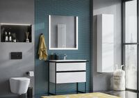 Товар: Тумба под раковину Roca Domi 80 A857459806 подвесная Белый глянец - фото 15 Тумба под раковину Roca Domi 80 A857459806 подвесная Белый глянец — фото 15, Мебель для ванной