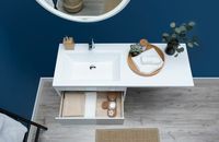 Товар: Тумба с раковиной Aquanet Токио 130 L 239217 подвесная Белая - фото 22 Тумба с раковиной Aquanet Токио 130 L 239217 подвесная Белая — фото 22, Тумбы с раковиной