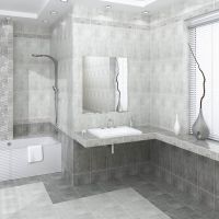 Товар: Керамический бордюр Beryoza Ceramica (Береза керамика) Амалфи серый 9,5х60 см - фото 2 Керамический бордюр Beryoza Ceramica (Береза керамика) Амалфи серый 9,5х60 см — фото 2, Керамическая плитка