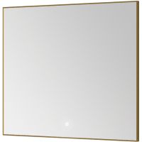 Зеркало Boheme Modern 80x70 543-080-MG с подсветкой Золото матовое с сенсорным выключателем — фото 1, Мебель для ванной