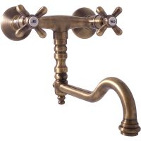 Смеситель для кухни Rav Slezak Morava retro MK101.5/29SM Бронза — фото 1, Смесители для кухни