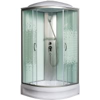 Душевая кабина Мономах 80x80x24 С МЗ 10000005757 без гидромассажа — фото 1, Душевые кабины