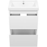 Товар: Тумба с раковиной Misty Алиса 50 УТ000011217 подвесная Белая - фото 3 Тумба с раковиной Misty Алиса 50 УТ000011217 подвесная Белая — фото 3, Мебель для ванной