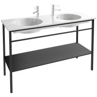 Раковина Jacob Delafon Odeon Rive Gauche 141 EXAS112-Z-00 Белая — фото 2, Раковины