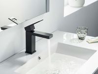 Смеситель для раковины Timo Briana 7161/03F Черный — фото 2, Смесители для раковины