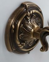 Полотенцедержатель c мыльницей Art&Max Barocco AM-2057P-Br Бронза — фото 3, Полотенцедержатели