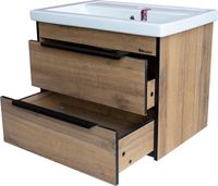 Тумба под раковину Bellezza Бруно 70 4632211270499 подвесная Табакко — фото 2, Мебель для ванной