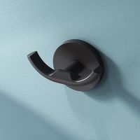 Двойной крючок AM.PM X-Joy A85A35622 Черный матовый — фото 6, Крючки для полотенец