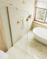 Товар: Душевая перегородка Maybah Glass MGD-689-3ш 890x1950 в широком профиле Золото стекло прозрачное - фото 4 Душевая перегородка Maybah Glass MGD-689-3ш 890x1950 в широком профиле Золото стекло прозрачное — фото 4, Душевые перегородки