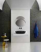 Раковина-чаша Abber Kristall 60 AT2801Onyx Черная — фото 5, Раковины накладные