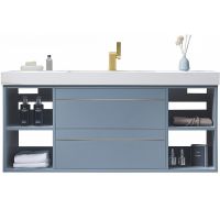 Тумба с раковиной Orans BC-1129 120 11291200 подвесная Matt sky blue — фото 1, Тумбы с раковиной