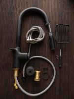 Смеситель для кухни BRNOU BR753-1 Черный — фото 2, Смесители