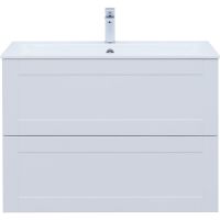 Товар: Тумба с раковиной Aquanet Терра 90 323185 подвесная Белая матовая - фото 2 Тумба с раковиной Aquanet Терра 90 323185 подвесная Белая матовая — фото 2, Мебель для ванной