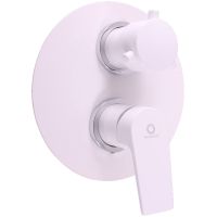 Смеситель для душа Rav Slezak Colorado CO186KBC Белый глянцевый Хром — фото 1, Смеситель для душа