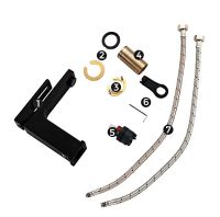 Смеситель для раковины Gappo G1017-6 Черный матовый — фото 7, Смесители