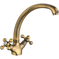 Смеситель для кухни Frap H19-4 F4219-4 Бронза — фото 1, Смесители для кухни