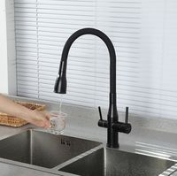 Смеситель для кухни Gappo G4399-66 Черный матовый — фото 23, Смесители для кухни