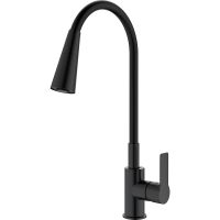 Смеситель для кухни Splenka S06.43.06 Черный матовый — фото 1, Смесители для кухни